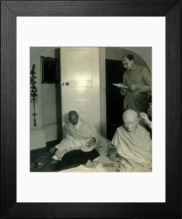 Framed Print : The Indian Leader, the Mahatma Gandhi, c1930s. Creator: Unknown. The Indian Leader, the Mahatma Gandhi, c1930s. Creator: Unknown Framed Print : The Indian Leader, the Mahatma Gandhi, c1930s. Creator: Unknown. The Indian Leader, the Mahatma Gandhi, c1930s. Creator: Unknown