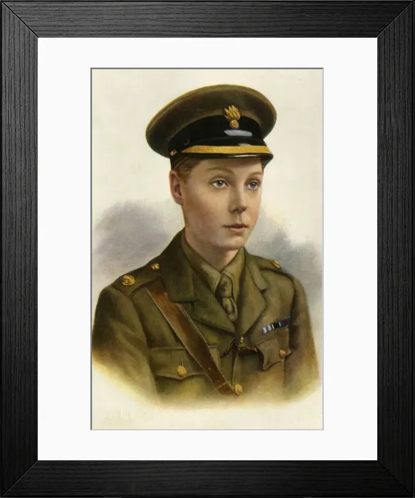 Framed Print : H. R. H. The Prince of Wales (A War-Time Portrait), 1916. Creator: Unknown Framed Print : H. R. H. The Prince of Wales (A War-Time Portrait), 1916. Creator: Unknown