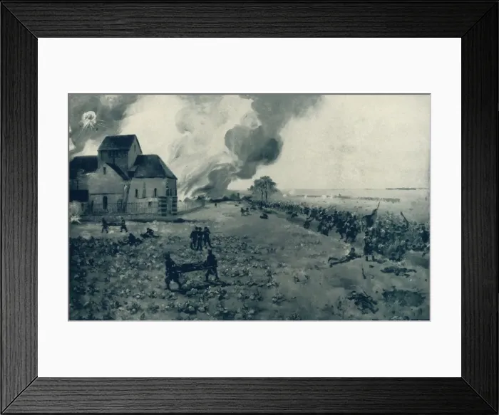 Framed Print : On the Heights above Lenharee - Fighting Before and After The Battle of the Marne Framed Print : On the Heights above Lenharee - Fighting Before and After The Battle of the Marne