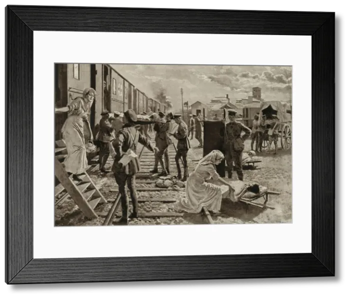 Framed Print : Wayside Calvary in France, 1916. Creator: Unknown
