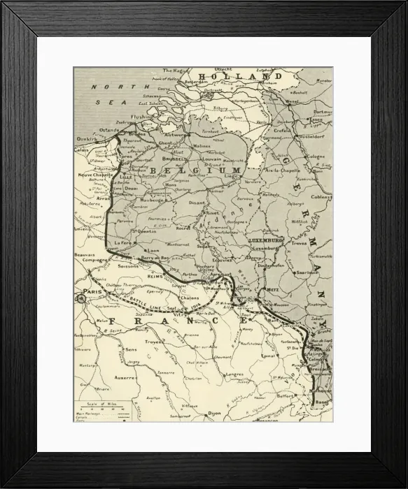 Framed Print : The French Battle-Front in 1914 and 1915, 1916. Creator: Unknown Framed Print : The French Battle-Front in 1914 and 1915, 1916. Creator: Unknown