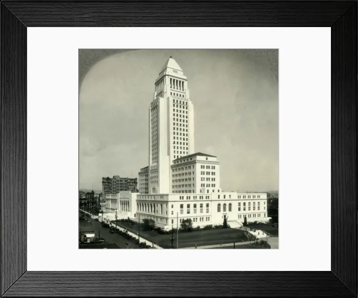 Framed Print : One of the Finest Municipal Bildings in the World - City Hall, Los Angeles, Calif Framed Print : One of the Finest Municipal Bildings in the World - City Hall, Los Angeles, Calif