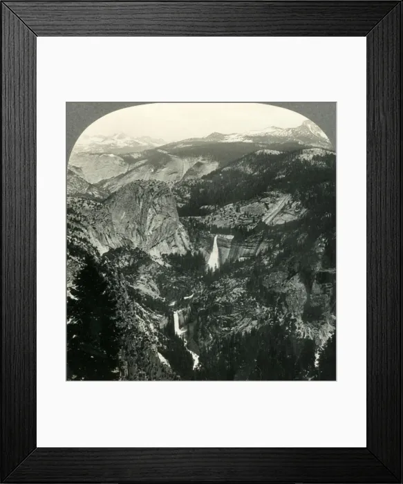 Framed Print : The Sierra from Glacier Rock, Yosemite Valley, Calif. c1930s. Creator: Unknown Framed Print : The Sierra from Glacier Rock, Yosemite Valley, Calif. c1930s. Creator: Unknown