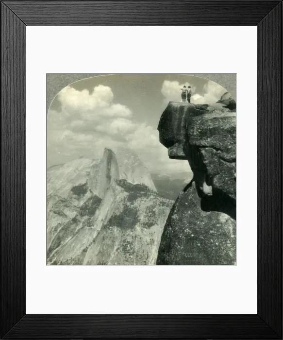 Framed Print : The Glorious Yosemite Valley, from Glacier Point, California, c1930s. Creator: Unknown Framed Print : The Glorious Yosemite Valley, from Glacier Point, California, c1930s. Creator: Unknown