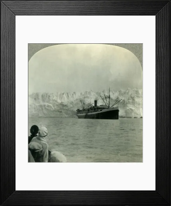 Framed Print : Columbia Glacier, Alaska, One of the Most Stupendous Sights in the World, c1930s Framed Print : Columbia Glacier, Alaska, One of the Most Stupendous Sights in the World, c1930s