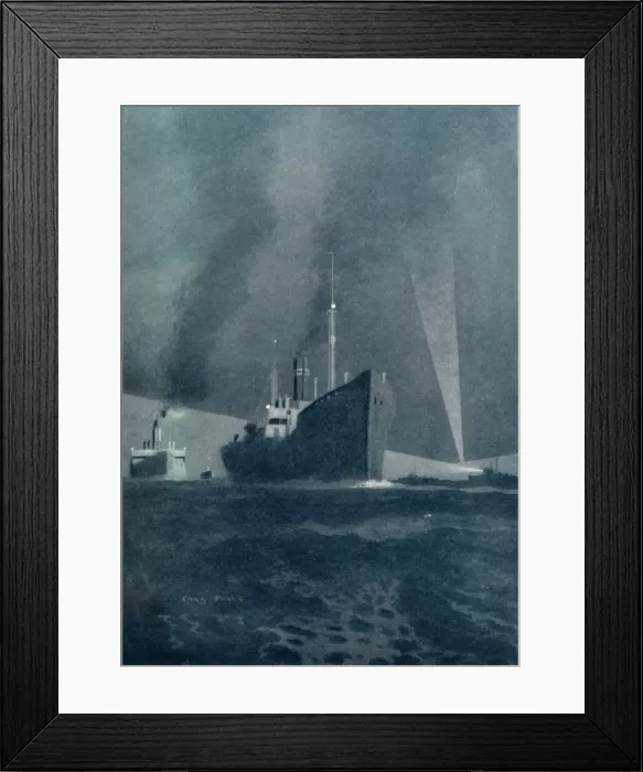 Framed Print : Guarding Britains Food Supplies, 1915. Creator: Unknown Framed Print : Guarding Britains Food Supplies, 1915. Creator: Unknown
