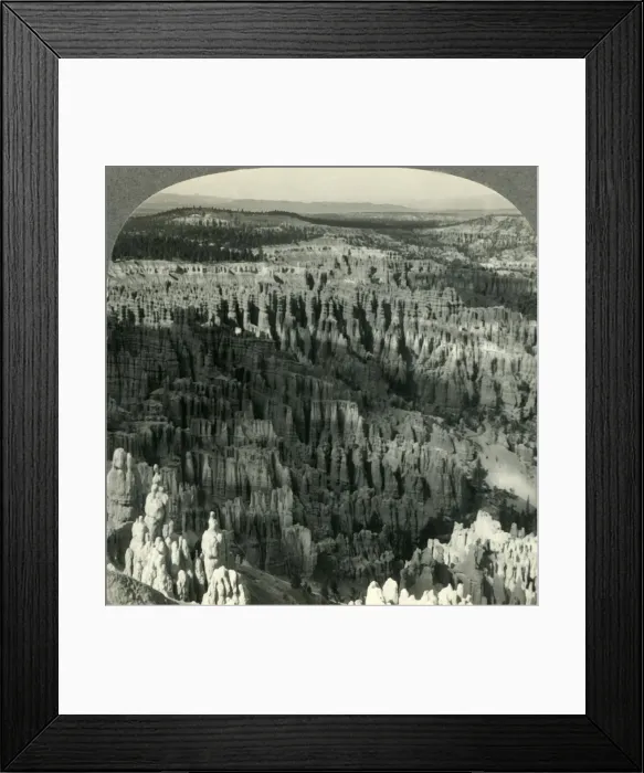 Framed Print : Sunset in the Silent City, Bryce Canyon, Utah, c1930s. Creator: Unknown Framed Print : Sunset in the Silent City, Bryce Canyon, Utah, c1930s. Creator: Unknown