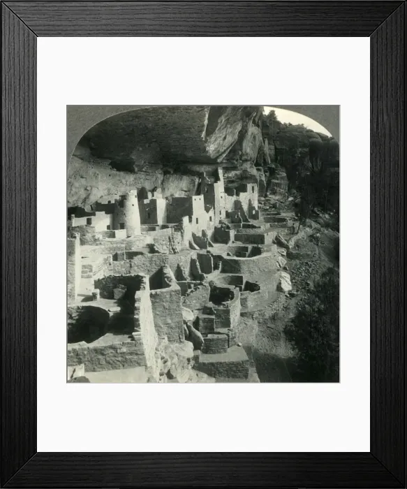 Framed Print : Dismantled Towers and Turrets Broken - Cliff Palace in the Mesa Verde Framed Print : Dismantled Towers and Turrets Broken - Cliff Palace in the Mesa Verde