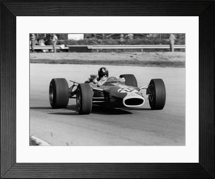 Framed Print : 1967 Lotus 49 CR3 Graham Hill. Italian Grand Prix. Creator: Unknown Framed Print : 1967 Lotus 49 CR3 Graham Hill. Italian Grand Prix. Creator: Unknown