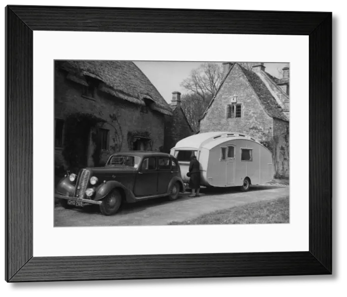Framed Print : 1937 Hillman 14. Creator: Unknown Framed Print : 1937 Hillman 14. Creator: Unknown