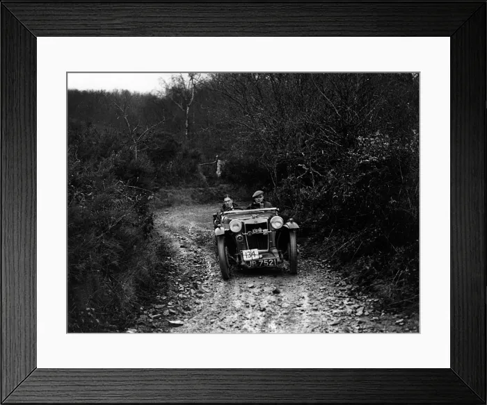 Framed Print : 1935 MG PB Cream Cracker Ex works trials car C. A. N. May. Creator: Unknown Framed Print : 1935 MG PB Cream Cracker Ex works trials car C. A. N. May. Creator: Unknown