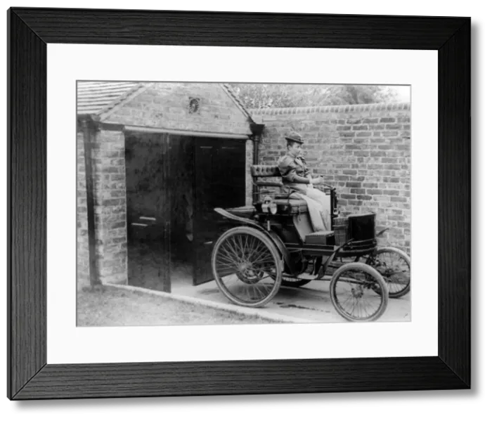 Framed Print : 1896 Hurtu with Benz engine. Creator: Unknown Framed Print : 1896 Hurtu with Benz engine. Creator: Unknown