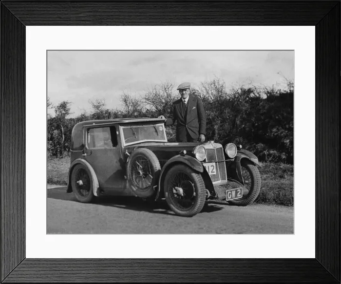 Framed Print : 1932 MG F type Magna Salonette. Creator: Unknown Framed Print : 1932 MG F type Magna Salonette. Creator: Unknown