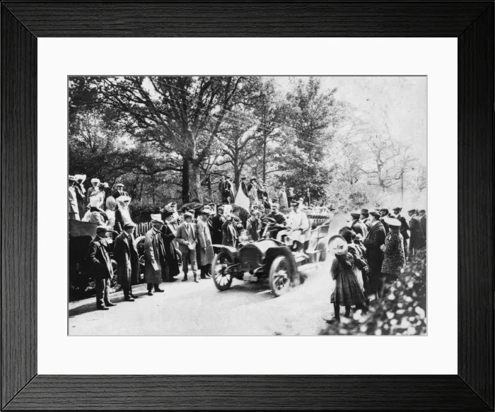 Framed Print : 1907 Isotta Fraschini on Beaulieu hillclimb. Creator: Unknown Framed Print : 1907 Isotta Fraschini on Beaulieu hillclimb. Creator: Unknown