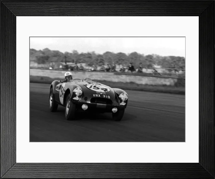 Framed Print : MG A twin cam, Olthoff, Silverstone, Clubmans event 1961. Creator: Unknown Framed Print : MG A twin cam, Olthoff, Silverstone, Clubmans event 1961. Creator: Unknown