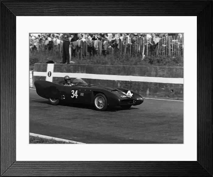 Framed Print : 1954 Lotus VIII driven by Colin Chapman at Crystal Palace. Creator: Unknown Framed Print : 1954 Lotus VIII driven by Colin Chapman at Crystal Palace. Creator: Unknown