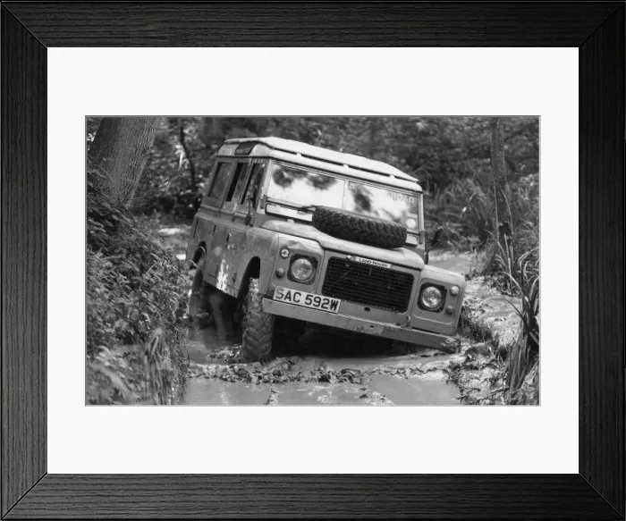 Framed Print : 1980 Land Rover V8. Creator: Unknown Framed Print : 1980 Land Rover V8. Creator: Unknown