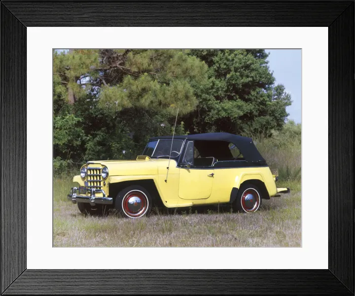 Framed Print : 1950 Jeepster. Creator: Unknown Framed Print : 1950 Jeepster. Creator: Unknown