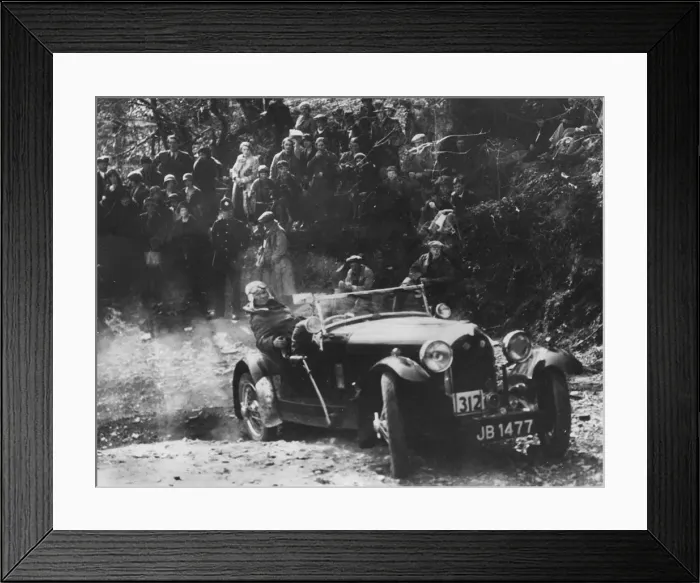 Framed Print : Marendaz 13-70 Special on 1934 Lands End Trial. Creator: Unknown Framed Print : Marendaz 13-70 Special on 1934 Lands End Trial. Creator: Unknown