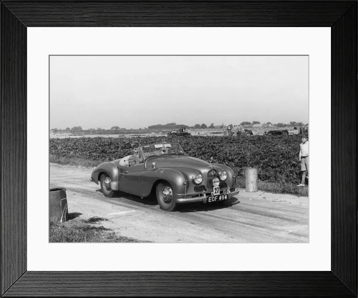 Framed Print : 1952 Jowett Jupiter, Bill Smith, Felixtowe Rally. Creator: Unknown Framed Print : 1952 Jowett Jupiter, Bill Smith, Felixtowe Rally. Creator: Unknown