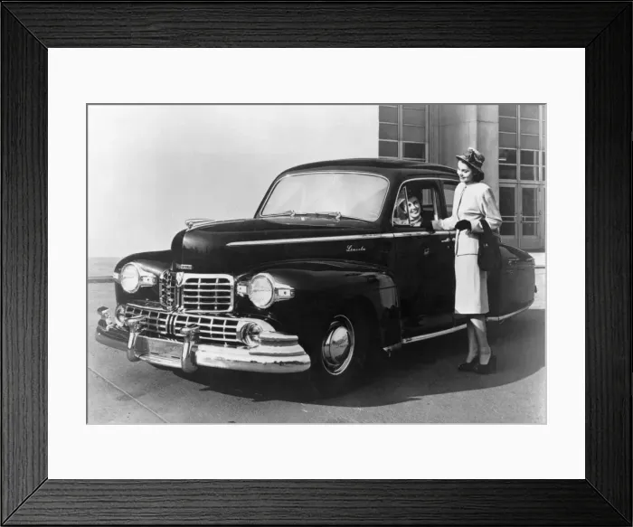 Framed Print : 1948 Lincoln Coupe. Creator: Unknown Framed Print : 1948 Lincoln Coupe. Creator: Unknown