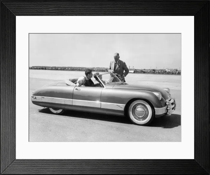 Framed Print : 1950 Kurtis sports car. Creator: Unknown
