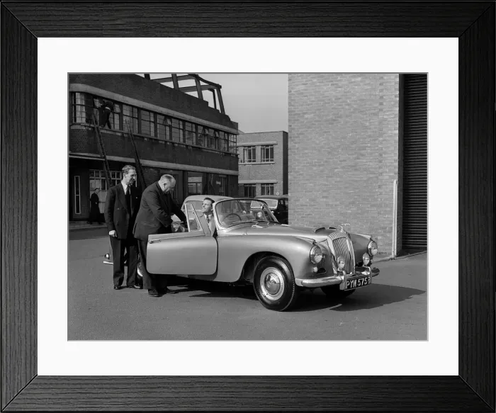 Framed Print : 1955 Daimler Conquest Roadster by Hooper used in Norman Wisdom film Up in the World Framed Print : 1955 Daimler Conquest Roadster by Hooper used in Norman Wisdom film Up in the World