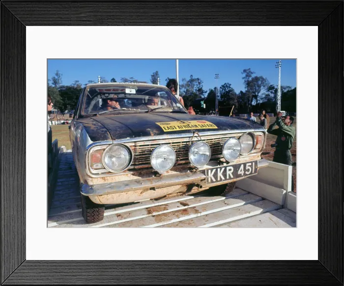 Framed Print : Ford Cortina MkII, 1967 East African Safari. Creator: Unknown Framed Print : Ford Cortina MkII, 1967 East African Safari. Creator: Unknown