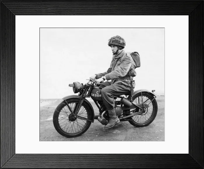 Framed Print : 1943 James 125ML Clockwork Mouse. Creator: Unknown