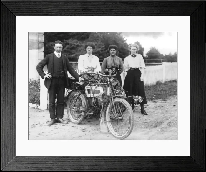 Framed Print : 1911 Minerva 3. 5 hp motorcycle. Creator: Unknown Framed Print : 1911 Minerva 3. 5 hp motorcycle. Creator: Unknown