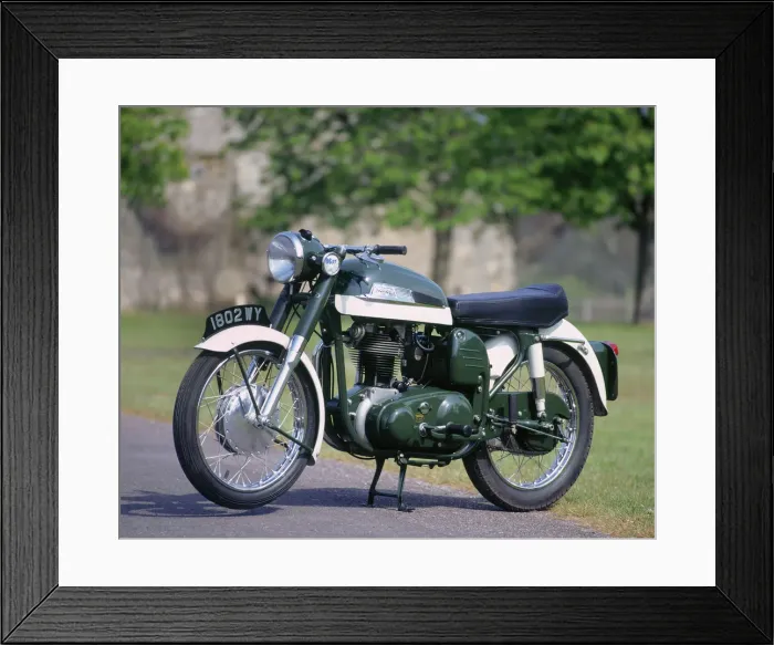 Framed Print : 1962 Norton E52 500cc. Creator: Unknown Framed Print : 1962 Norton E52 500cc. Creator: Unknown