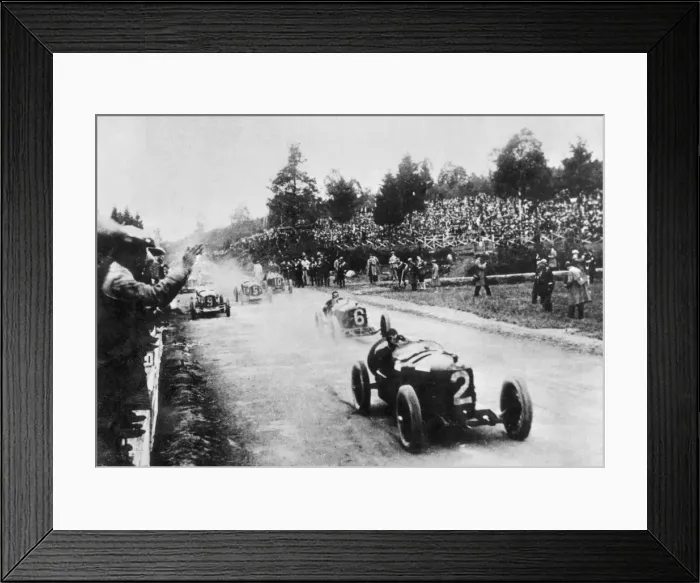 Framed Print : Ascari in Alfa Romeo P2, 1925 Belgian Grand Prix. Creator: Unknown Framed Print : Ascari in Alfa Romeo P2, 1925 Belgian Grand Prix. Creator: Unknown