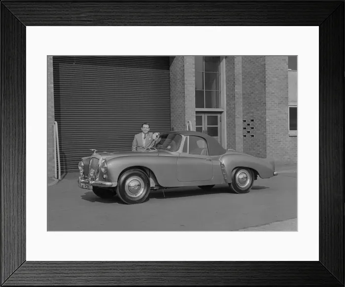 Framed Print : 1955 Daimler Conquest Roadster by Hooper used in Norman Wisdom film Up in the World Framed Print : 1955 Daimler Conquest Roadster by Hooper used in Norman Wisdom film Up in the World