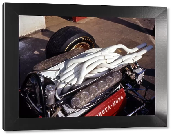 1967 Ferrari 312 Formula 1 engine. Creator: Unknown