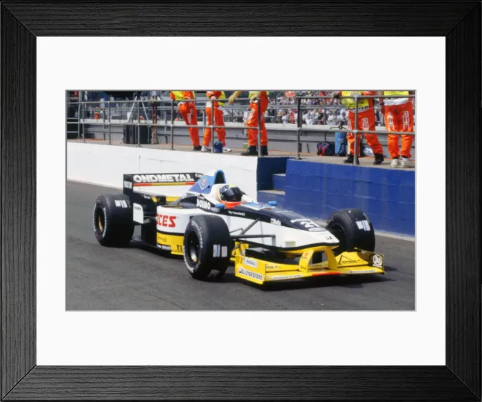 Framed Print : Minardi M197, J. Trulli, 1997 British Grand Prix at Silverstone. Creator: Unknown Framed Print : Minardi M197, J. Trulli, 1997 British Grand Prix at Silverstone. Creator: Unknown