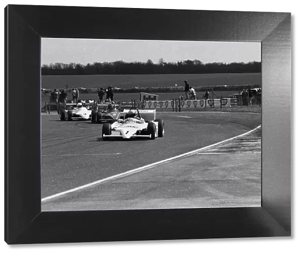 Ralt RT3, Ayrton Senna, Formula 3 at Thruxton 4th April 1983. Creator: Unknown