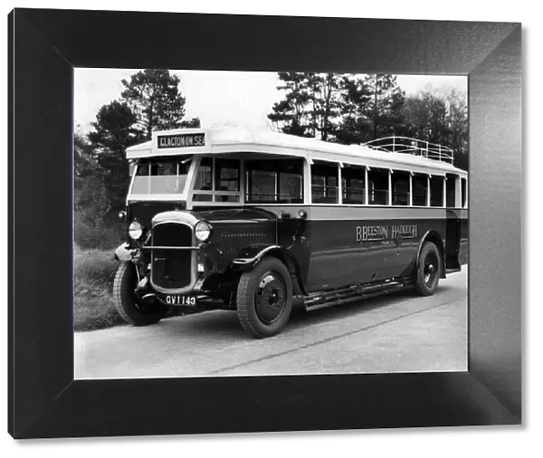 1930 Thornycroft 31 seater bus. Creator: Unknown