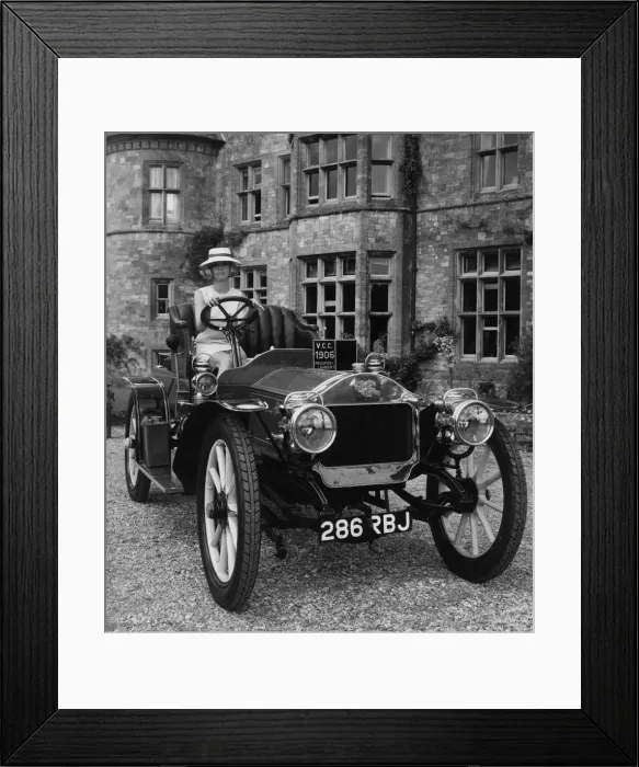 Framed Print : Actress Susannah York on 1906 Prosper Lambert at Beaulieu. Creator: Unknown Framed Print : Actress Susannah York on 1906 Prosper Lambert at Beaulieu. Creator: Unknown