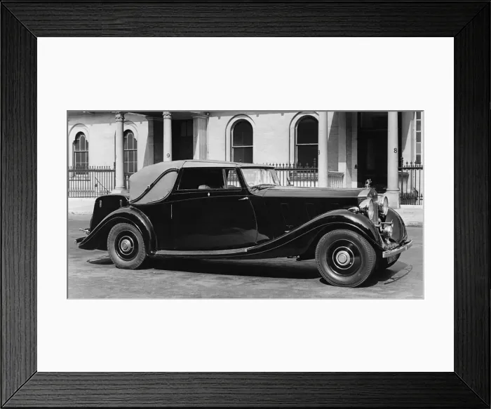 Framed Print : 1936 Rolls - Royce Phantom III drophead coupe by Gurney Nutting. Creator: Unknown Framed Print : 1936 Rolls - Royce Phantom III drophead coupe by Gurney Nutting. Creator: Unknown