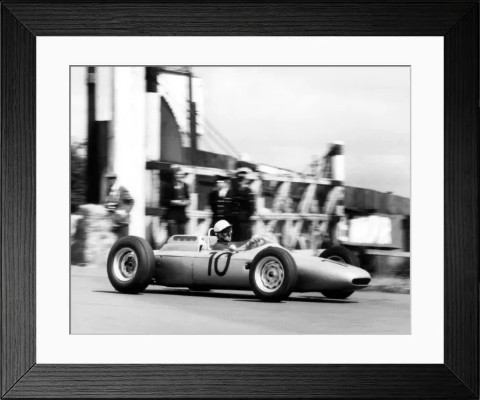 Framed Print : 1962 Porsche 804, Joe Bonnier, British Grand Prix. Creator: Unknown Framed Print : 1962 Porsche 804, Joe Bonnier, British Grand Prix. Creator: Unknown