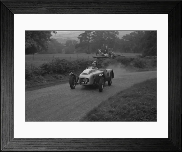 Framed Print : 1956 Lotus 6 BMW, W. J. Perkins, Westbrook Hay hill climb. Creator: Unknown Framed Print : 1956 Lotus 6 BMW, W. J. Perkins, Westbrook Hay hill climb. Creator: Unknown