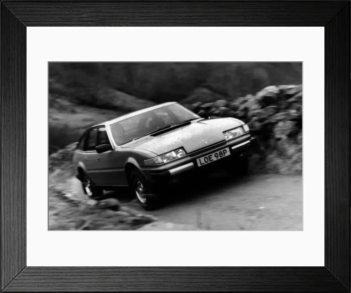 Framed Print : 1976 Rover 3500 SD1. Courtesy B. M. I. H. T. Creator: Unknown