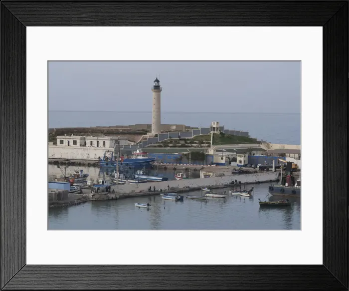 Framed Print : Algeria, Cherchell, harbour Framed Print : Algeria, Cherchell, harbour