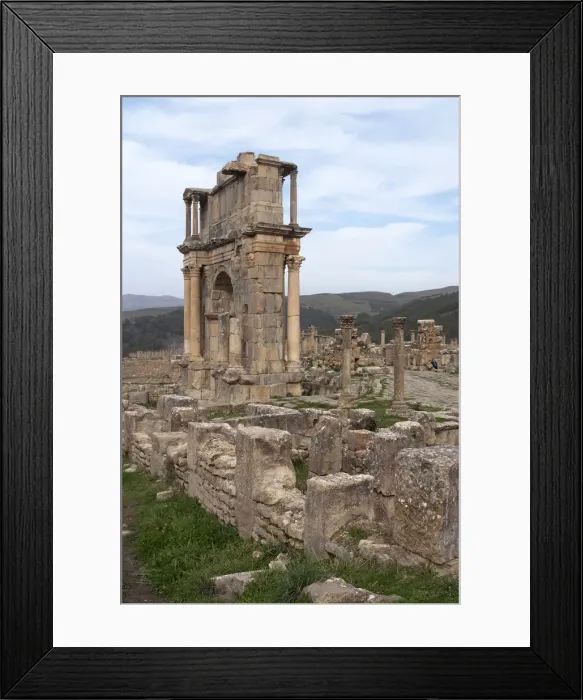 Framed Print : Algeria, Djemila, Caracalla Arch Framed Print : Algeria, Djemila, Caracalla Arch