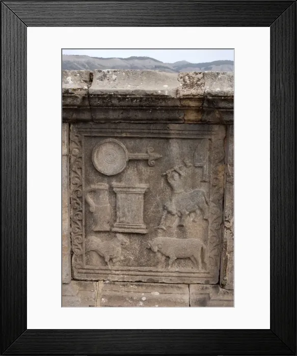 Framed Print : Algeria, Djemila, inscriptions Framed Print : Algeria, Djemila, inscriptions