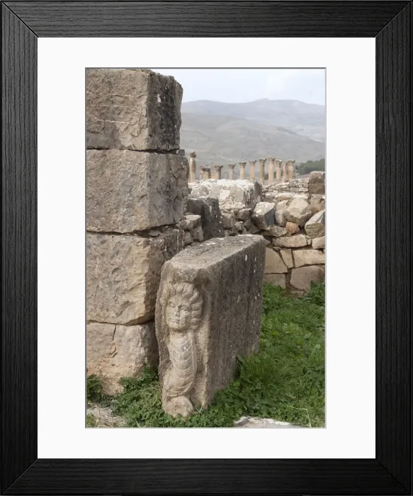 Framed Print : Algeria, Djemila, Market of Cosinius Framed Print : Algeria, Djemila, Market of Cosinius