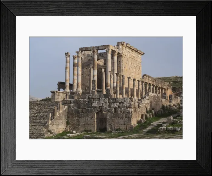 Framed Print : Algeria, Djemila, SS Temple