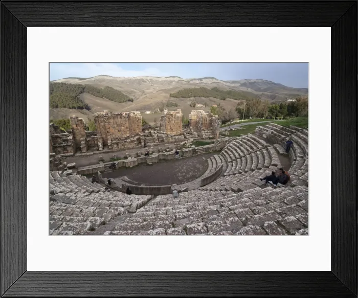 Framed Print : Algeria, Djemila, Theatre Framed Print : Algeria, Djemila, Theatre