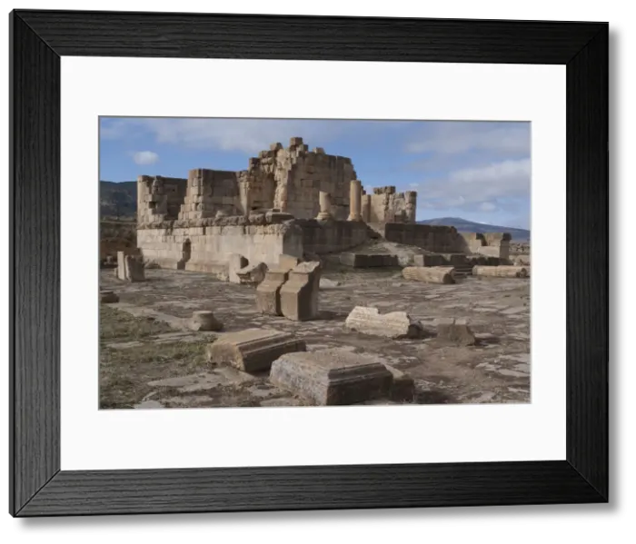 Framed Print : Algeria, Lambaesis, Capitoleum Framed Print : Algeria, Lambaesis, Capitoleum