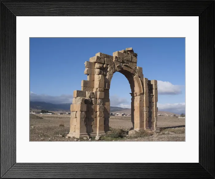 Framed Print : Algeria, Lambaesis, Commodus Arch Framed Print : Algeria, Lambaesis, Commodus Arch